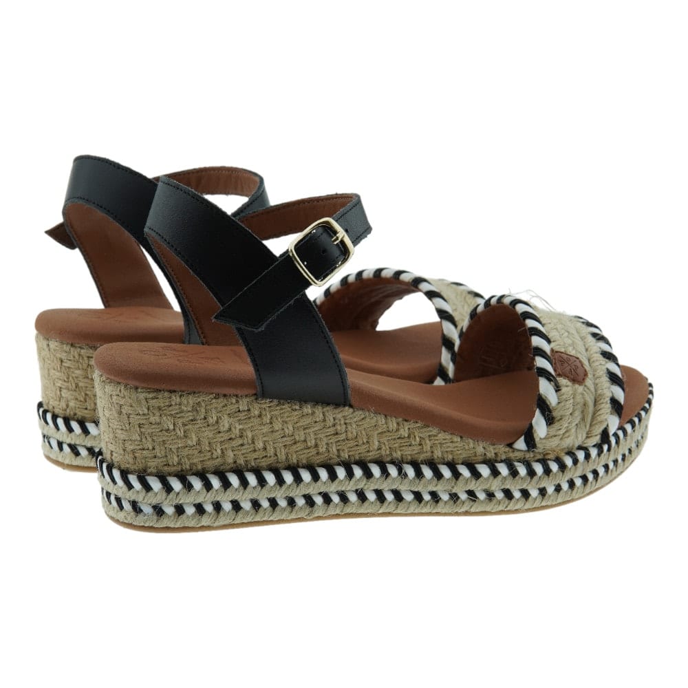 Sandalias Cuña Popa Mujer | Estilo y Comodidad | Carrile foto 4